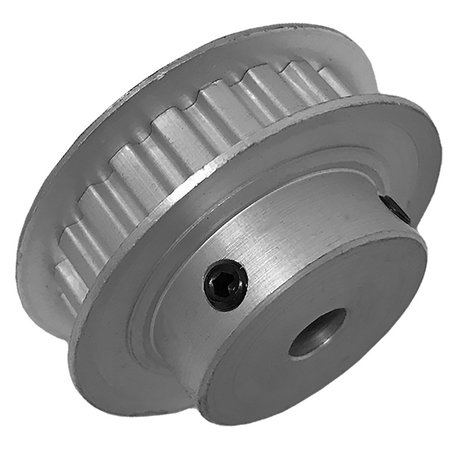 B B MANUFACTURING 22XL025-6FA3, Timing Pulley, Aluminum, Clear Anodized,  22XL025-6FA3